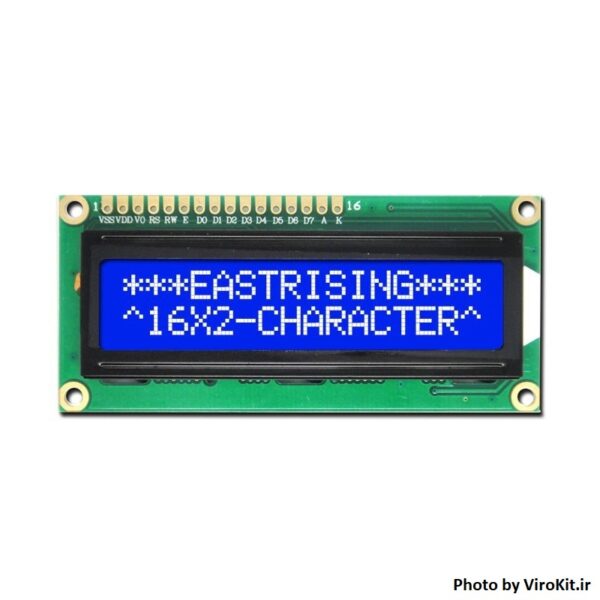 LCD کاراکتری 2X16 با بک لایت آبی