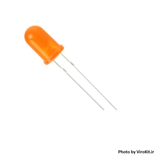 LED مات 5MM نارنجی | بسته 10 عددی