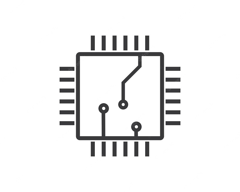 circuit board linecpuchip icon logo illustration vector design 598213 3208