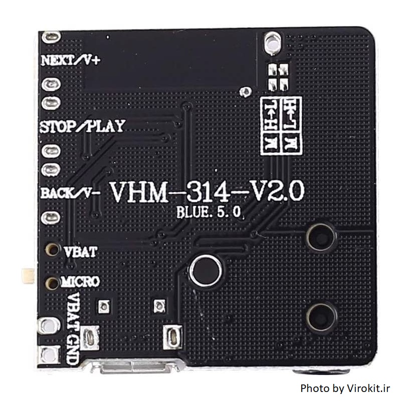 بلوتوث صوتی مدل VHM 314 V2 همراه با دکمه 3
