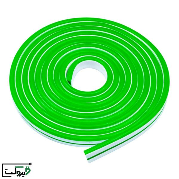 ریسه نئون فلکسی 12 ولت رنگ سبز