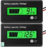 نمایشگر میزان شارژ و ظرفیت باتری پنلی 12 الی 48 ولت DC